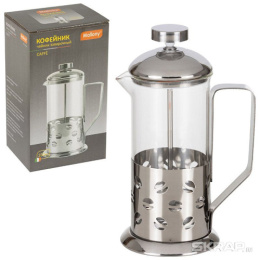 Френч-пресс 0,35л нержавеющая сталь+стекло Caffe Mallony B535-350ML/950145
