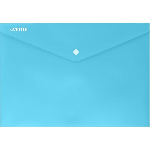 Папка с кнопкой А4 0.18 Devente Pastel, бирюзовая 3079324