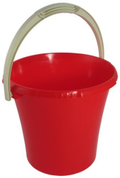 Ведро пластиковое 10л без крышки Либерти, цвета в ассортименте Martika С604