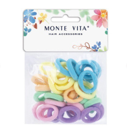 Резинки для волос Monte Vita набор  35шт. 2см, ассорти 457055