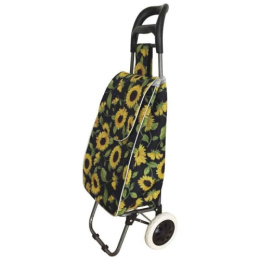 Тележка багажная с сумкой A204 Подсолнух, до 30кг Рыжий кот 093588