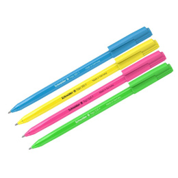 Ручка шариковая Schneider Tops 505F, синяя, 0,8мм, Candy, неоновый корпус ассорти 150540