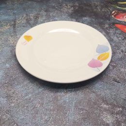 Тарелка фарфоровая мелкая 250мм Colorful season Радужный Дом РД85165