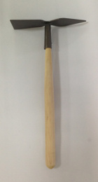 Мотыжка комбинированная прямая часть + лепесток деревяннвая ручка Нижний Новгород МК 2-1