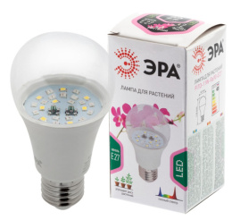 Фитолампа светодиодная 11Вт E27 для освещения растений Эра FITO-11W-Ra90-E27