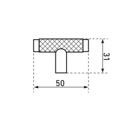 Ручка-кнопка мебельная StahlBuro AP2308 2шт., W матовый белый хром StahlBuro 42288