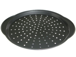 Форма для выпечки из углеродистой стали с антиприг. покрытием для пиццы круглая d-33см h-1,8см Pizza P-02 Mallony 008572