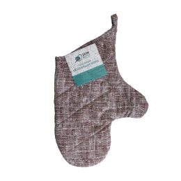 Варежка кухонная стеганая рогожка Калейдоскоп Текстура Лен 10391/2 ДомВелл 