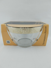 Салатник стеклянный большой 190мм/1,5л Ностальгия, в п/у Gid Glass GN1326/01
