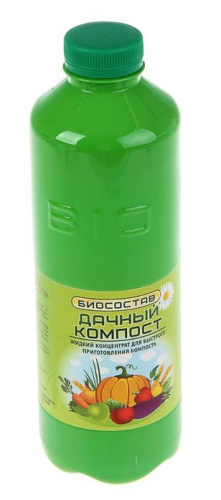 Биосостав Дачный-Компост жидкий концентрат 1л Радуга