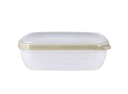 Контейнер для СВЧ пластиковый 1,2л прямоугольный Премиум Полимербыт С562