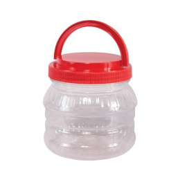 Банка ПЭТ  1,0л с ручкой Альтернатива М894