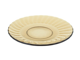 Тарелка стеклянная Elica мелкая 170мм дымка Ca del Vetro 62101-01