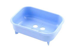 Мыльница настольная пластиковая 14х10х5,5см, цвета в ассортименте Полимербыт С233