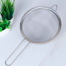 Сито из нержавеющей стали d-22см металлическая ручка Радужный Дом РД81730