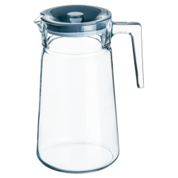 Кувшин стеклянный City 2,0 л с серой крышкой бикомпонентной, в п/у Pasabahce Бор 43038