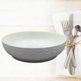 Салатник керамический 220мм Феникс, белый Радужный Дом РД22697