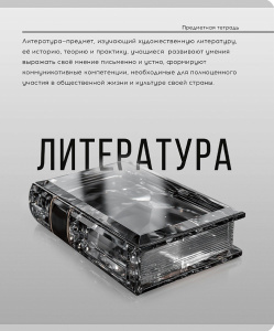 Тетрадь  48 листов П Литература Самоцвет 48-9923