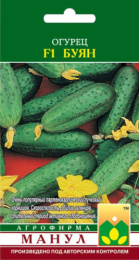 Огурец Буян F1 10шт. цветной пакет Манул