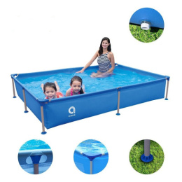Бассейн каркасный прямоугольный 1287л 228х159х42см, заплатка для ремонта Avenli 17804/109411