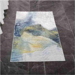 Коврик напольный для ванной 50х 80см Абстракция, велюр Радужный Дом РД68175