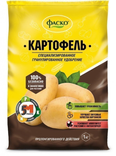 Удобрение для картофеля  1кг минеральное гранулированное Фаско