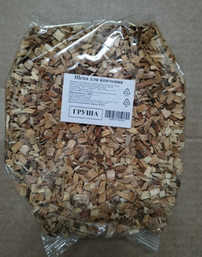 Щепа для копчения 0,2кг Груша