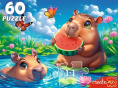 Пазлы   60 элементов Капибары П60-5997