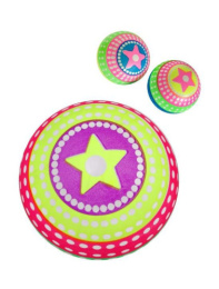 Мяч ПВХ 22см Звезда флуоресцентный, в ассортименте Наша Игрушка 649201