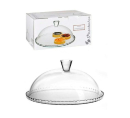 Блюдо стеклянное круглое Patisserie (Патиссэри) 322мм с крышкой, в п/у Pasabahce Бор 95198