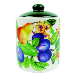 Банка для сыпучих керамическая (доломит) 500мл Дюшес, в п/у Appetite ZFC263-8