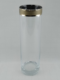 Ваза для цветов стеклянная цилиндр h-26,5см Flora Ring, в п/у Gid Glass GN43767/01