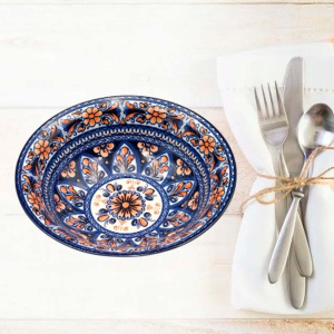 Салатник керамический 180мм с узором Радужный Дом РД22505