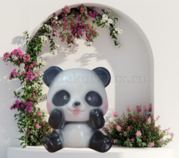 Копилка гипсовая Панда 14х19см ГусьДекорЛюкс 4К01