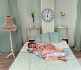 Подушка многофункциональная форма "Бумеранг" 195х30см (бязь) Моника 9313/2, в пакете ДомВелл 