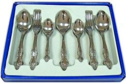 Набор столовых приборов из нержавеющей стали 36 предм. М3 Тройка в коробке Павловский завод им. Кирова СНР-22/52