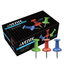 Кнопки силовые гвоздики 100шт. Devente, цветные 4132309