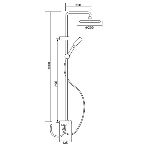 Душевая стойка Frap F2405 Frap 34869