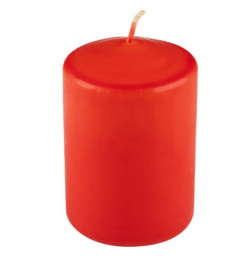 Свеча бочонок 60х 85мм Deco, красный Волшебная страна 105755