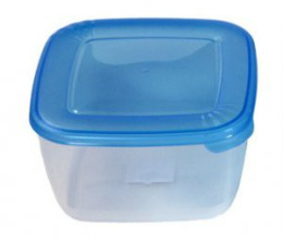 Контейнер для СВЧ пластиковый 0,95л квадратный Лайт Полимербыт С541