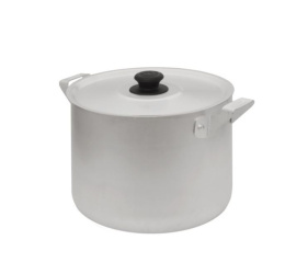 Кастрюля алюминиевая 10л Калитва 14100