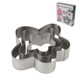 Форма для салата, выпечки металлическая Звезда 20х4,5см Радужный Дом РД 52070