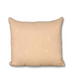 Подушка 70х70см Верблюжья шерсть (п/э 90, кант) в чемодане ДомВелл 