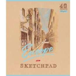 Альбом для рисования 40 листов А3 Hatber Sketchpad Уголок Европы 40А3В_17204