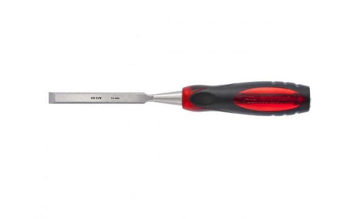 Стамеска-долото 12мм Тигровый глаз, обрезиненная (двухкомпонентная ) ручка Matrix 24507