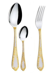 Набор столовых приборов из нержавеющей стали 18 предм. в п/у Hoffburg HB-18004 GS