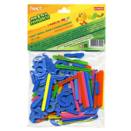 Набор Цифры, знаки и счетные палочки Fancy, в пакете с европодвесом FSNC