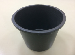 Таз пластиковый строительный круглый 45л черный Агропласт У3018