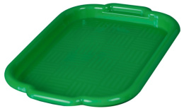 Поднос пластиковый прямоугольный 28х40см малый, цвета в ассортименте Ар-Пласт 160111