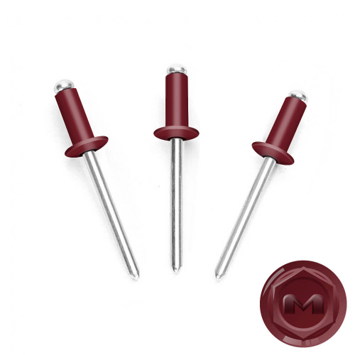 Заклепки Al/st 3,2х8 RAL 3005 083-3283005